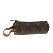 Pre-owned Canvas pouches Louis Vuitton Vintage , Brown , Dames