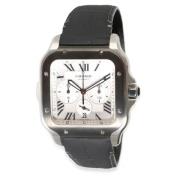 Pre-owned Stainless Steel watches Cartier Vintage , Gray , Heren