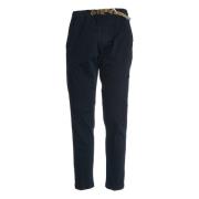 Blauwe Chino Broek Aw24 White Sand , Blue , Heren