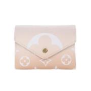 Pre-owned Coated canvas wallets Louis Vuitton Vintage , Pink , Dames