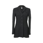 Pre-owned Cotton outerwear Chanel Vintage , Black , Dames