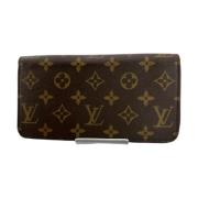 Pre-owned Fabric wallets Louis Vuitton Vintage , Brown , Dames