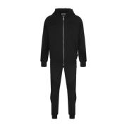 Zwart Fleece Trainingspak met Monogram Print Philipp Plein , Black , H...