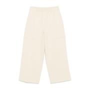 Witte Broek met Elastische Tailleband Jil Sander , White , Heren