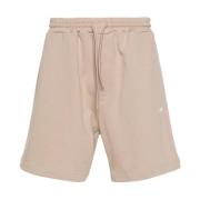 Beige Shorts voor Stijlvolle Zomerlook Msgm , Beige , Heren