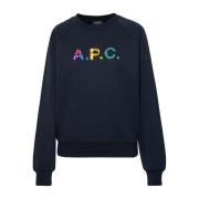 Sweatshirts A.p.c. , Blue , Dames