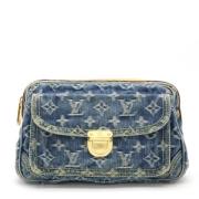 Pre-owned Fabric louis-vuitton-bags Louis Vuitton Vintage , Blue , Dam...