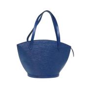 Pre-owned Leather louis-vuitton-bags Louis Vuitton Vintage , Blue , Da...