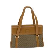 Pre-owned Canvas gucci-bags Gucci Vintage , Beige , Dames