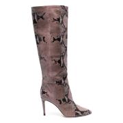 Elegant Bruine Stiletto Laars Paris Texas , Multicolor , Dames