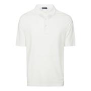 Witte Katoenen Poloshirt Hindustrie , White , Heren