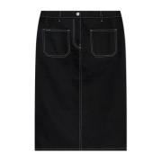 Rok met zakken Courrèges , Black , Dames