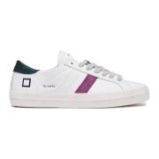 Witte Sneakers met Paarse Details D.a.t.e. , White , Dames