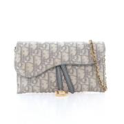 Pre-owned Canvas dior-bags Dior Vintage , Gray , Dames