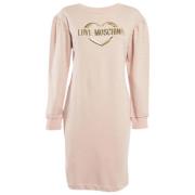 Pre-owned Cotton dresses Moschino Pre-Owned , Pink , Dames