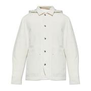 Donsjack Buffaure Moncler , White , Heren