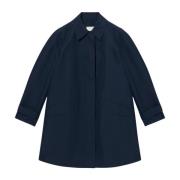 Retro-geïnspireerde Twill regenjas Brooks Brothers , Blue , Dames