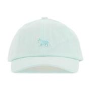 Baby Fox Baseball Cap Maison Kitsuné , Blue , Dames