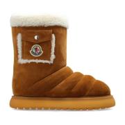 Sneeuwlaarzen Gaia Pocket Mid Moncler , Brown , Dames