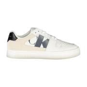 Witte Sneakers met Contrastdetails Calvin Klein , White , Dames