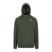 Stijlvolle hoodie voor mannen en vrouwen K-Way , Green , Heren