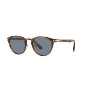 Cafe/Lght Blue Zonnebril Persol , Brown , Heren