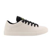 Witte Sneakers Veters Rubberen Zool Stone Island , White , Heren