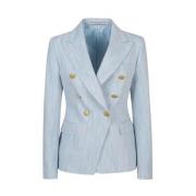 Multicolor Blazer Damesmode Tagliatore , Blue , Dames