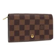 Pre-owned Canvas wallets Louis Vuitton Vintage , Brown , Dames