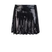 Zwarte Pailletten Rok P.a.r.o.s.h. , Black , Dames