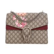 Pre-owned Coated canvas gucci-bags Gucci Vintage , Beige , Dames