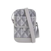 Pre-owned Coated canvas dior-bags Dior Vintage , Gray , Dames