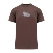 Equestrian Knight Design T-shirt Burberry , Brown , Heren