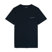 Geborduurd T-shirt voor heren Lyle & Scott , Blue , Heren