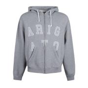 Grijze Zip Hoodie Sweatshirt Aw24 Axel Arigato , Gray , Heren