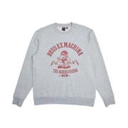 Grijze U Crew Sweatshirt Deus Ex Machina , Gray , Heren