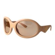 Stijlvolle zonnebril 0Dg6201 Dolce & Gabbana , Beige , Dames