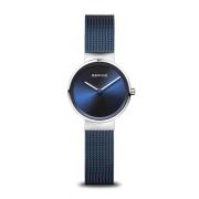 Dameshorloge Classic 26 mm Armband Milanese Blauw 14526-307 Bering , B...