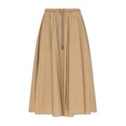 Katoenen rok Moncler , Beige , Dames