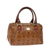 Pre-owned Leather handbags MCM Pre-owned , Brown , Dames