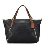 Pre-owned Leather shoulder-bags Coach Pre-owned , Black , Dames