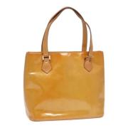 Pre-owned Leather handbags Louis Vuitton Vintage , Beige , Dames