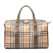 Pre-owned Canvas travel-bags Burberry Vintage , Beige , Dames