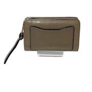 Pre-owned Leather wallets Marc Jacobs Pre-owned , Gray , Dames