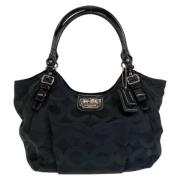 Pre-owned Canvas shoulder-bags Coach Pre-owned , Black , Dames