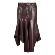 Bruine Asymmetrische Knoop Rok Aw24 Philosophy di Lorenzo Serafini , B...