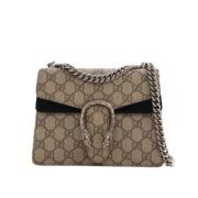 Pre-owned Coated canvas gucci-bags Gucci Vintage , Beige , Dames