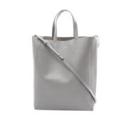 Pre-owned Leather celine-bags Celine Vintage , Gray , Dames