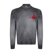 Donkergrijze Wol Spray Jumper Vivienne Westwood , Gray , Heren