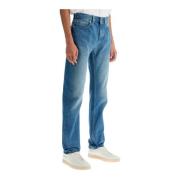 Tennis Club Straight Leg Jeans Casablanca , Blue , Heren